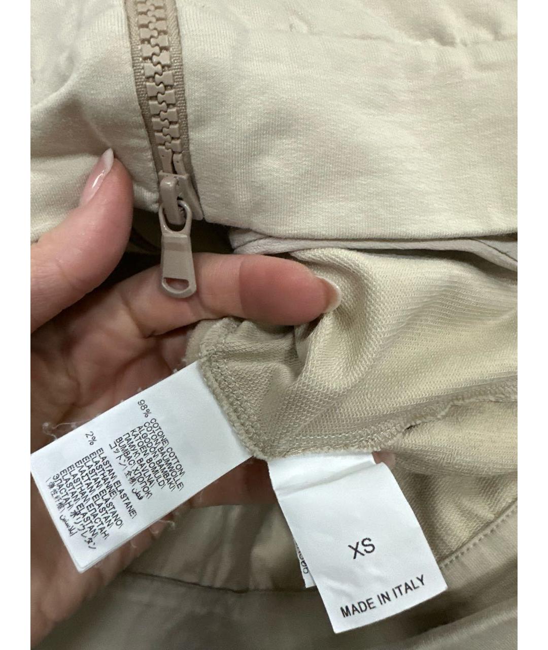 BRUNELLO CUCINELLI Бежевый хлопковый костюм с брюками, фото 7