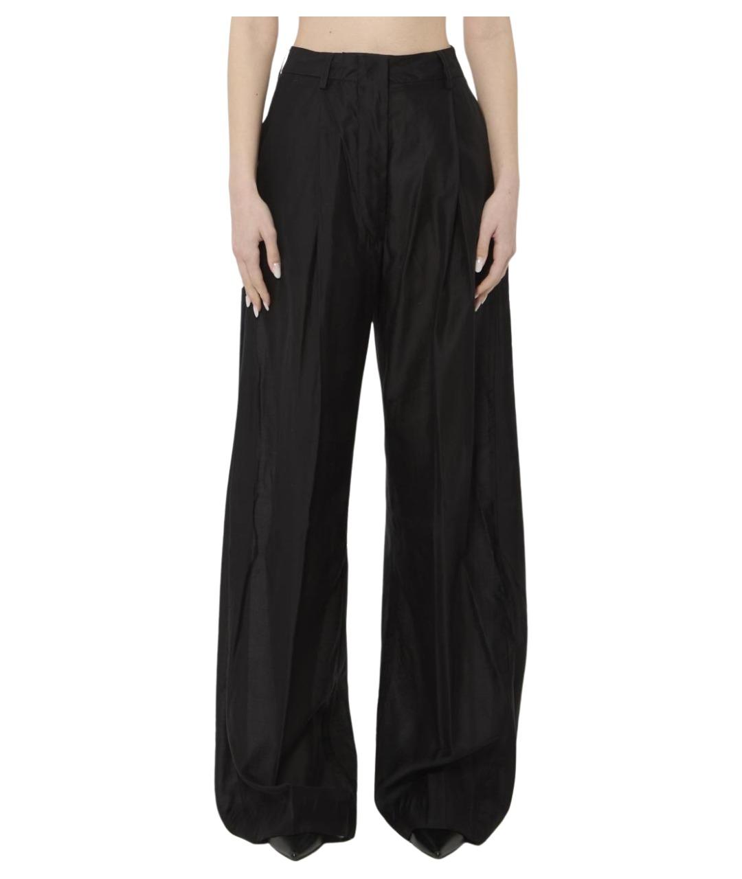 THELATEST Черные брюки широкие, фото 1