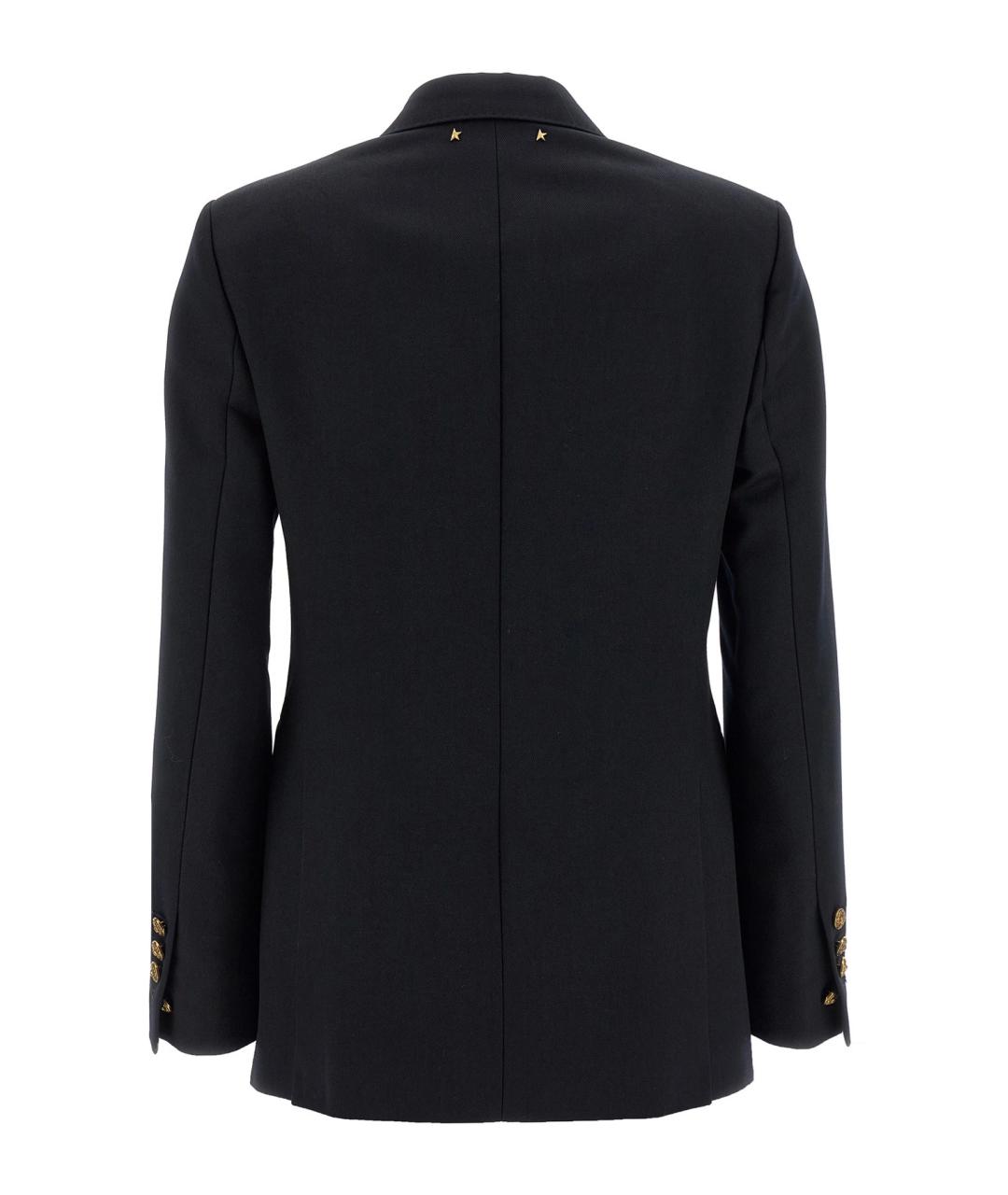 GOLDEN GOOSE DELUXE BRAND Синий шерстяной жакет/пиджак, фото 4