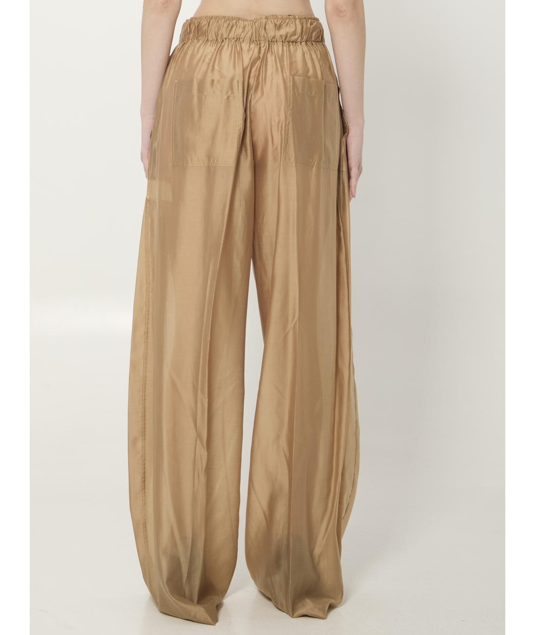 THELATEST Бежевые брюки широкие, фото 4