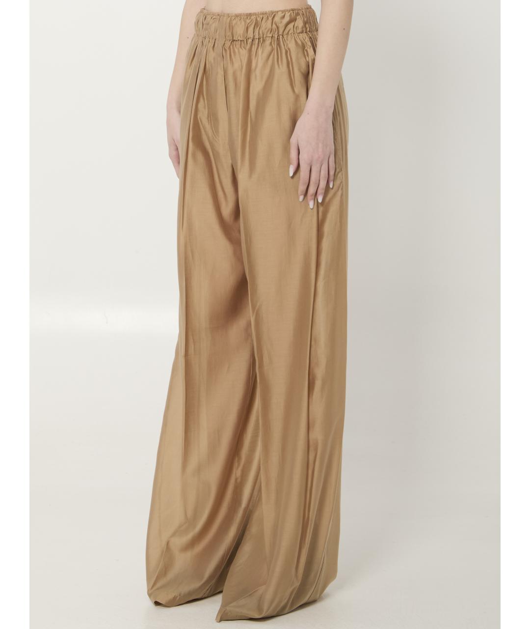 THELATEST Бежевые брюки широкие, фото 2