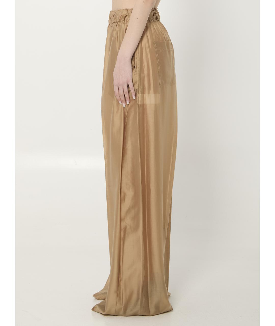 THELATEST Бежевые брюки широкие, фото 3