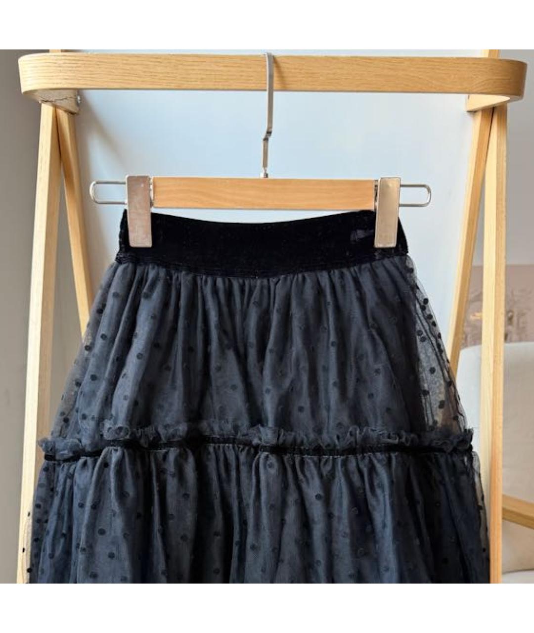 MONNALISA Черная юбка, фото 3