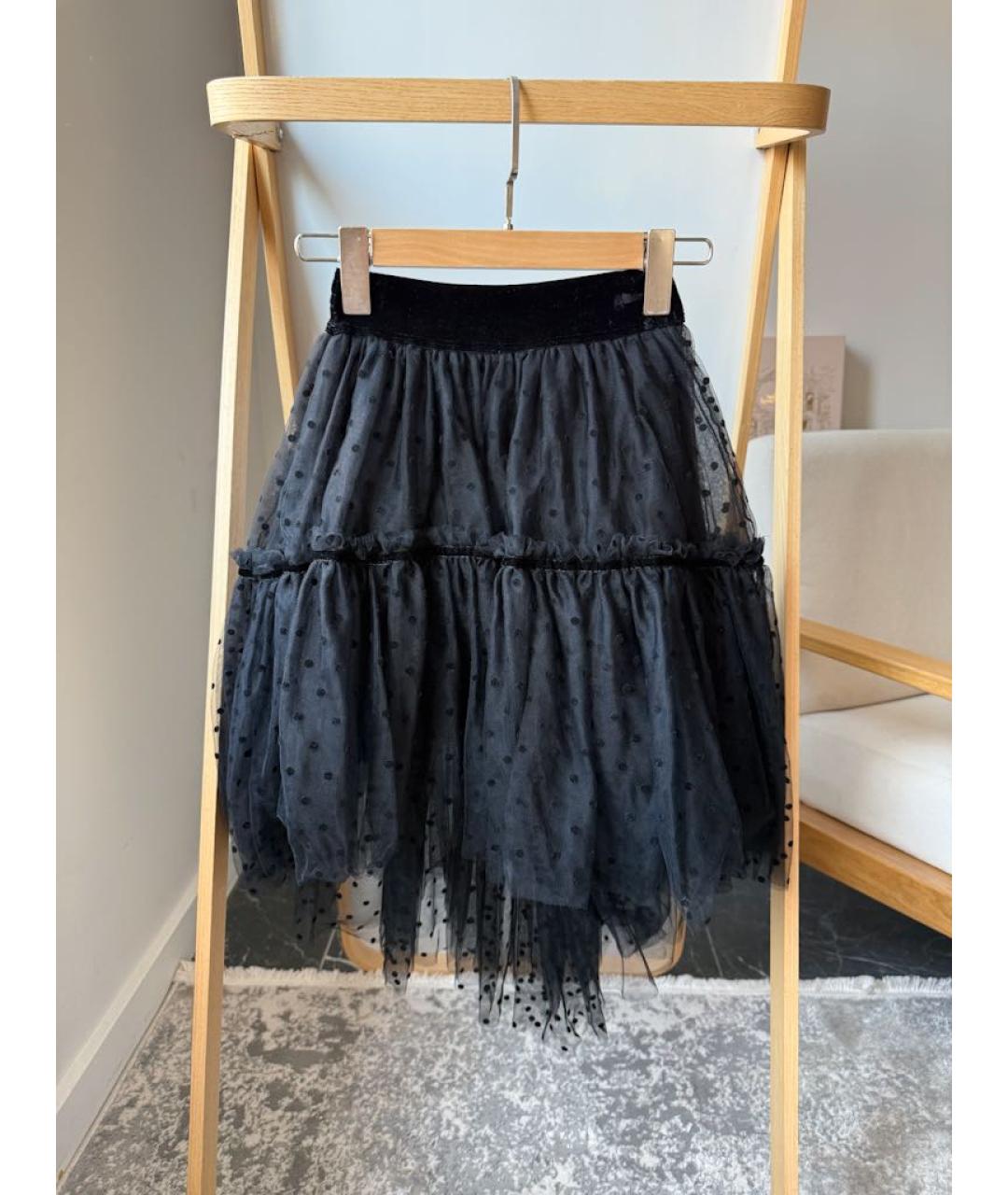 MONNALISA Черная юбка, фото 5
