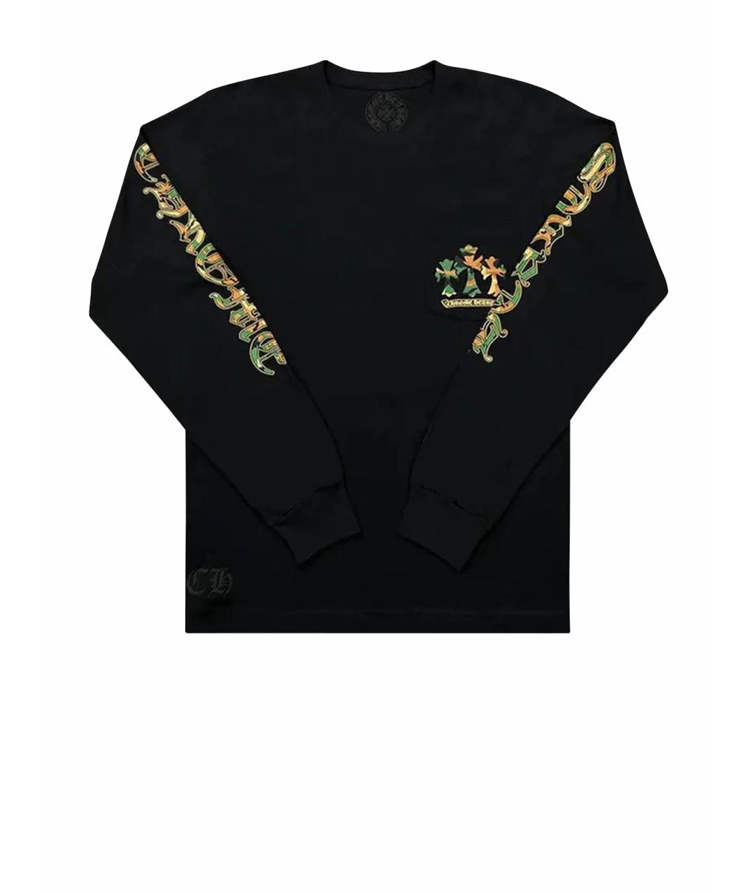 CHROME HEARTS Черная хлопковая футболка, фото 1