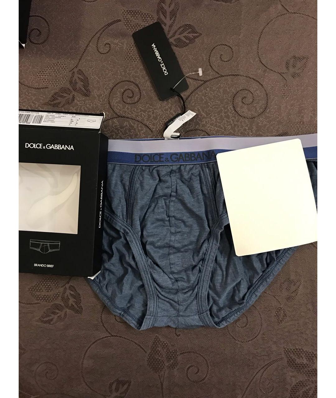 DOLCE&GABBANA Синие трусы, фото 4