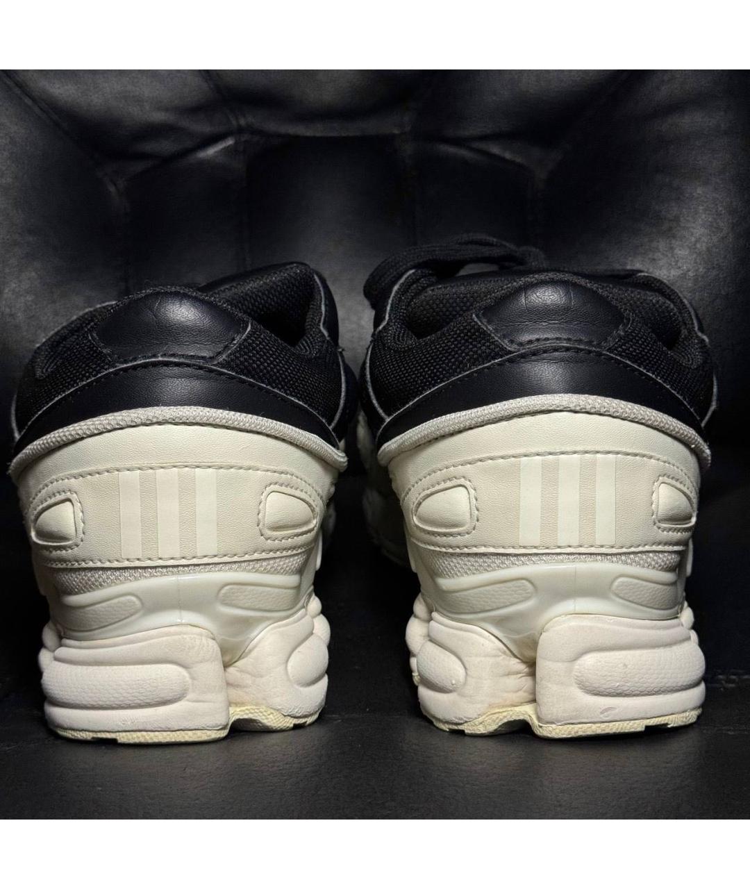 ADIDAS X RAF SIMONS Белые текстильные низкие кроссовки / кеды, фото 2