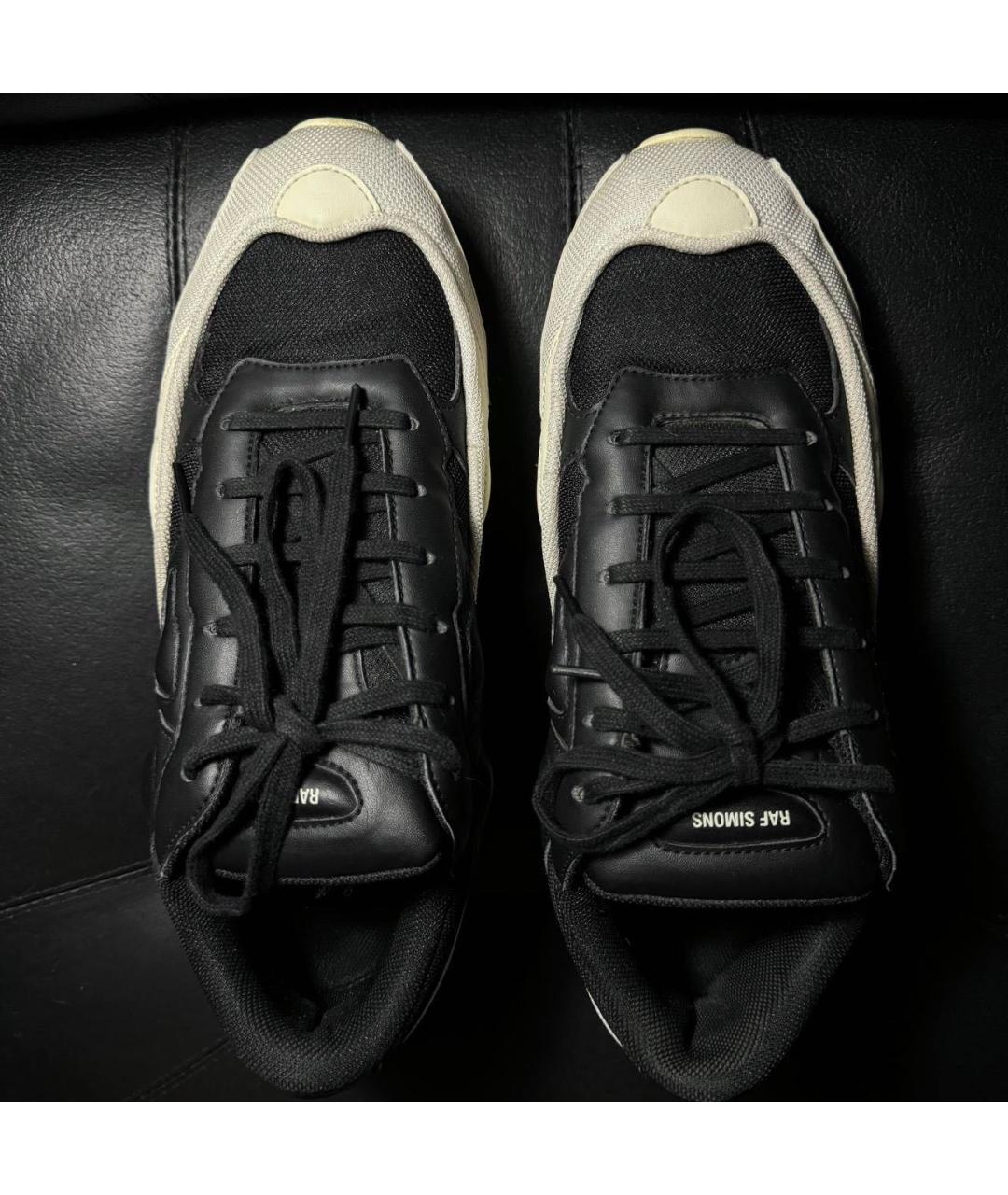 ADIDAS X RAF SIMONS Белые текстильные низкие кроссовки / кеды, фото 7