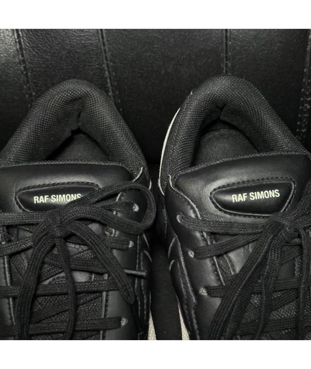 ADIDAS X RAF SIMONS Белые текстильные низкие кроссовки / кеды, фото 8