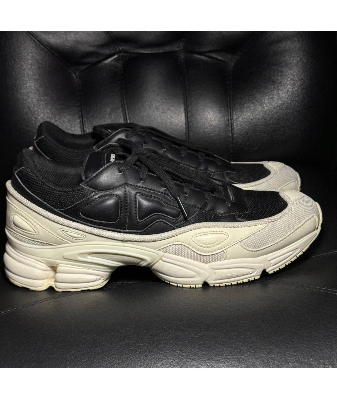 ADIDAS X RAF SIMONS Белые текстильные низкие кроссовки / кеды, фото 9