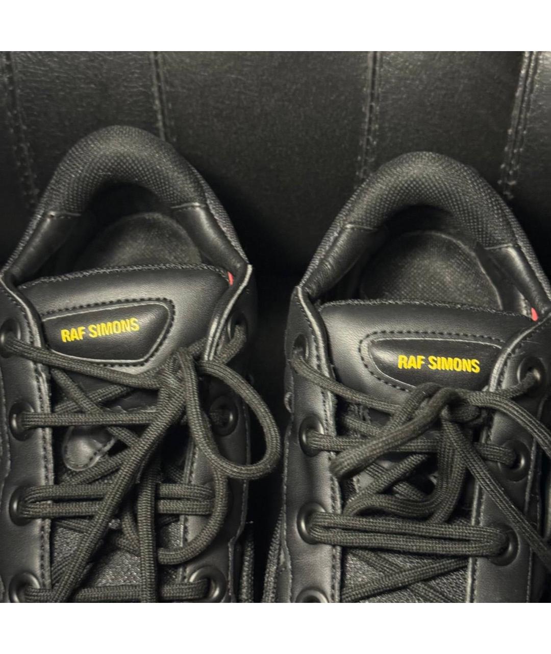 ADIDAS X RAF SIMONS Черные текстильные кроссовки, фото 8