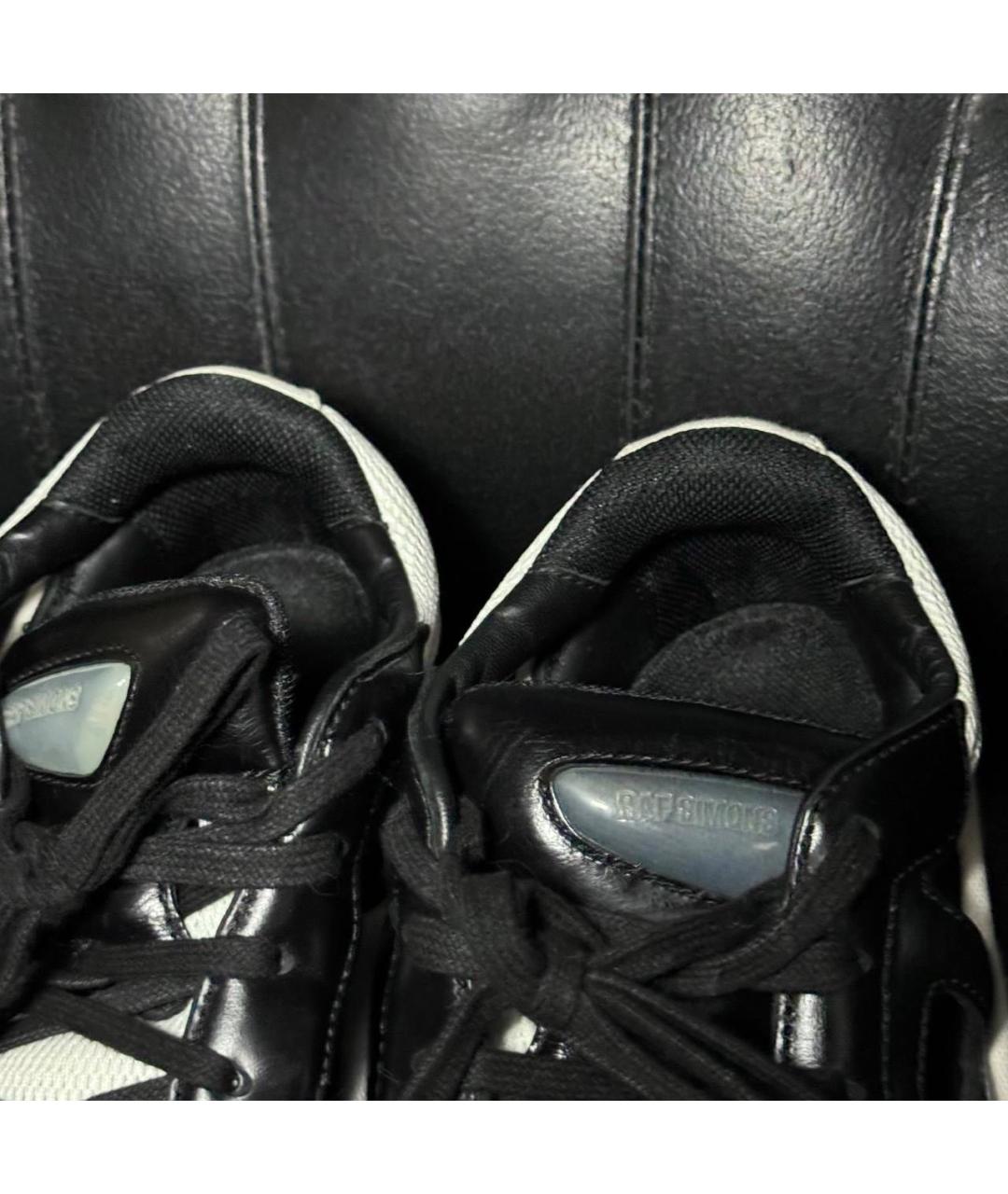 ADIDAS X RAF SIMONS Белые текстильные низкие кроссовки / кеды, фото 8