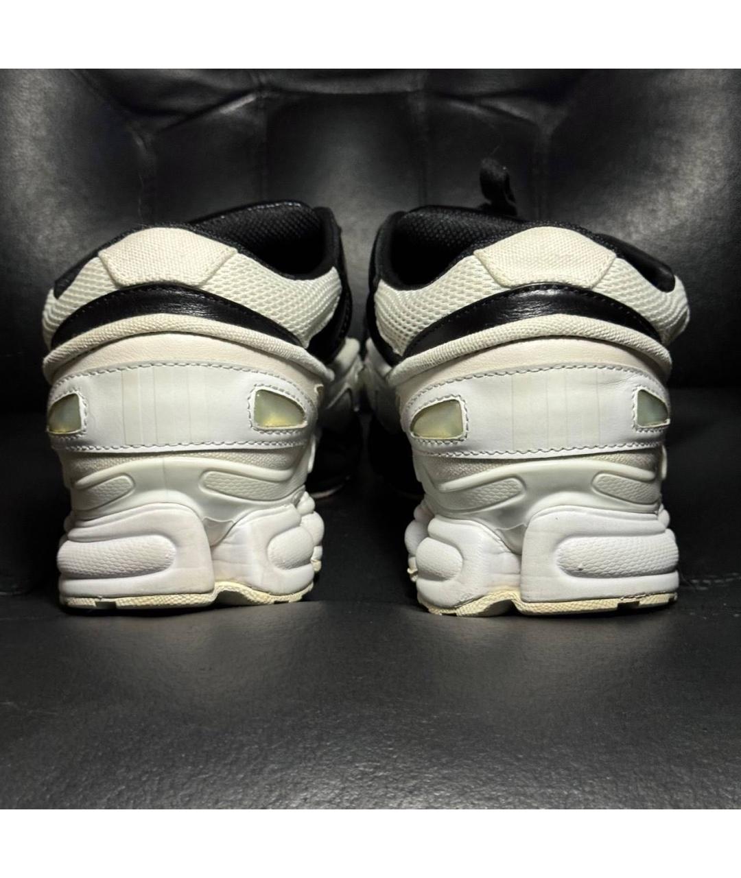 ADIDAS X RAF SIMONS Белые текстильные низкие кроссовки / кеды, фото 2