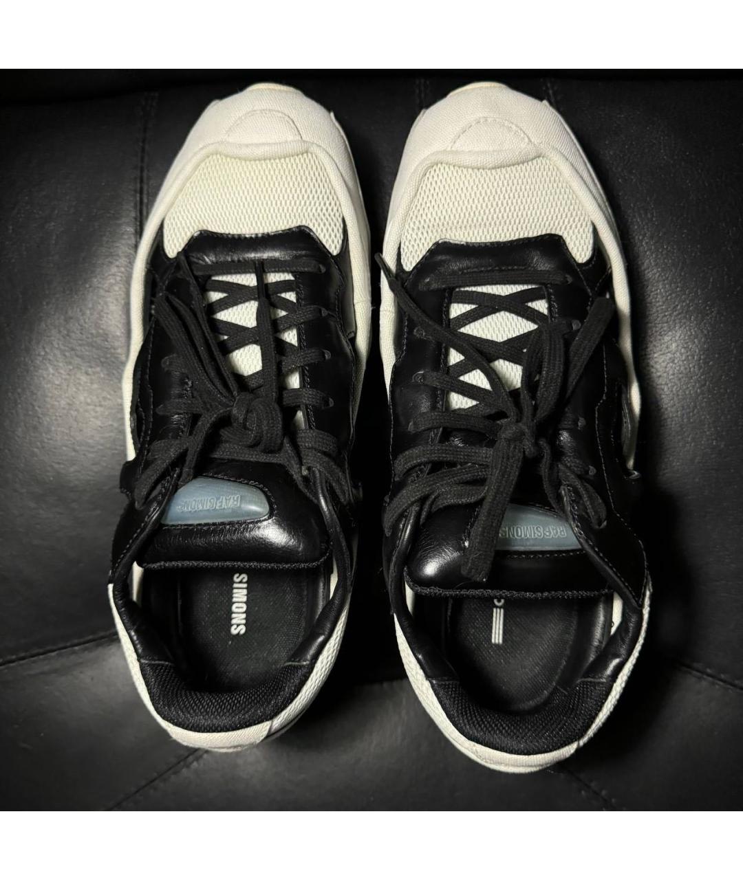 ADIDAS X RAF SIMONS Белые текстильные низкие кроссовки / кеды, фото 7