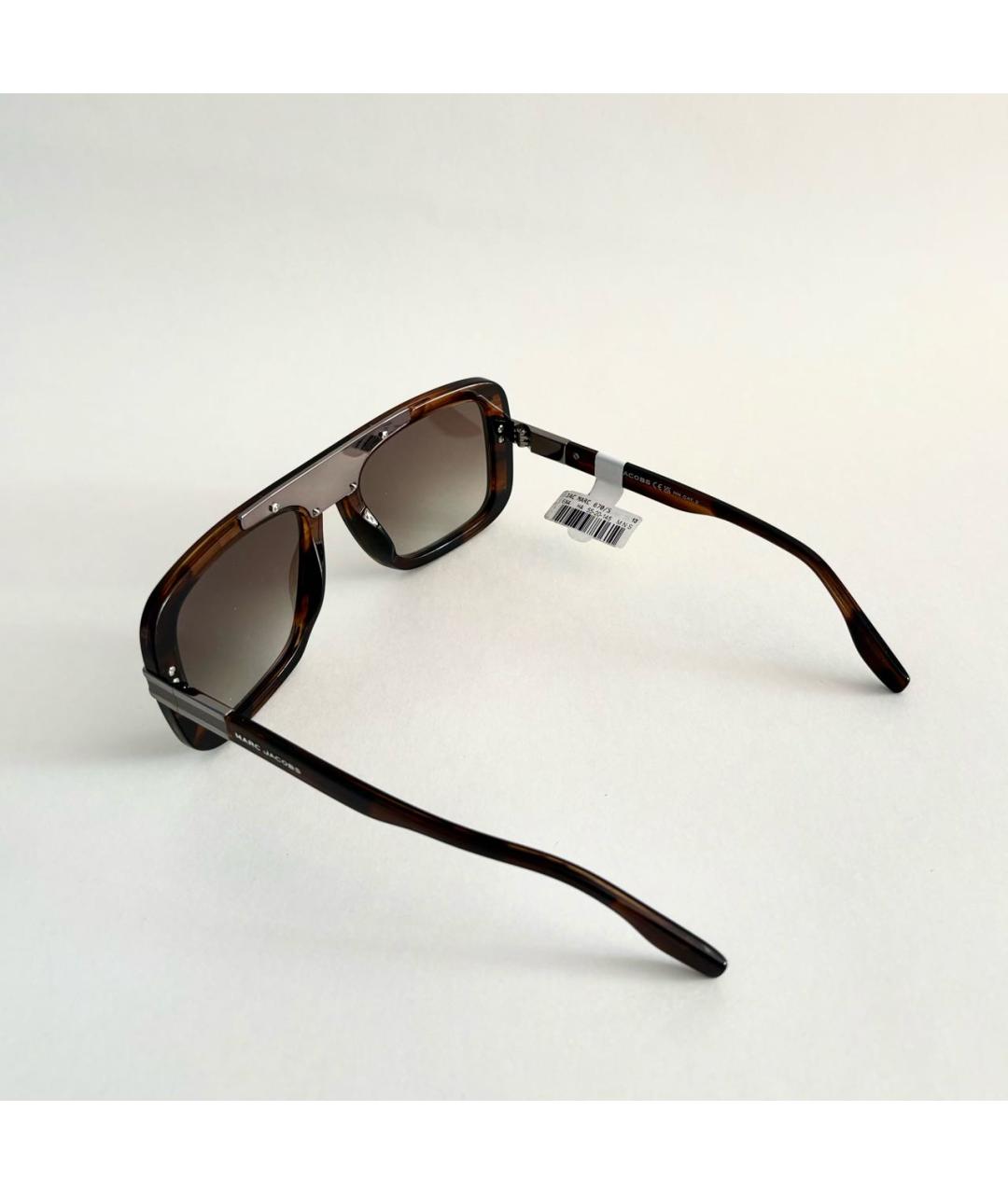 MARC JACOBS Коричневые пластиковые солнцезащитные очки, фото 2