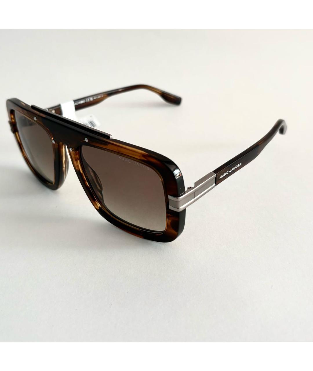 MARC JACOBS Коричневые пластиковые солнцезащитные очки, фото 7
