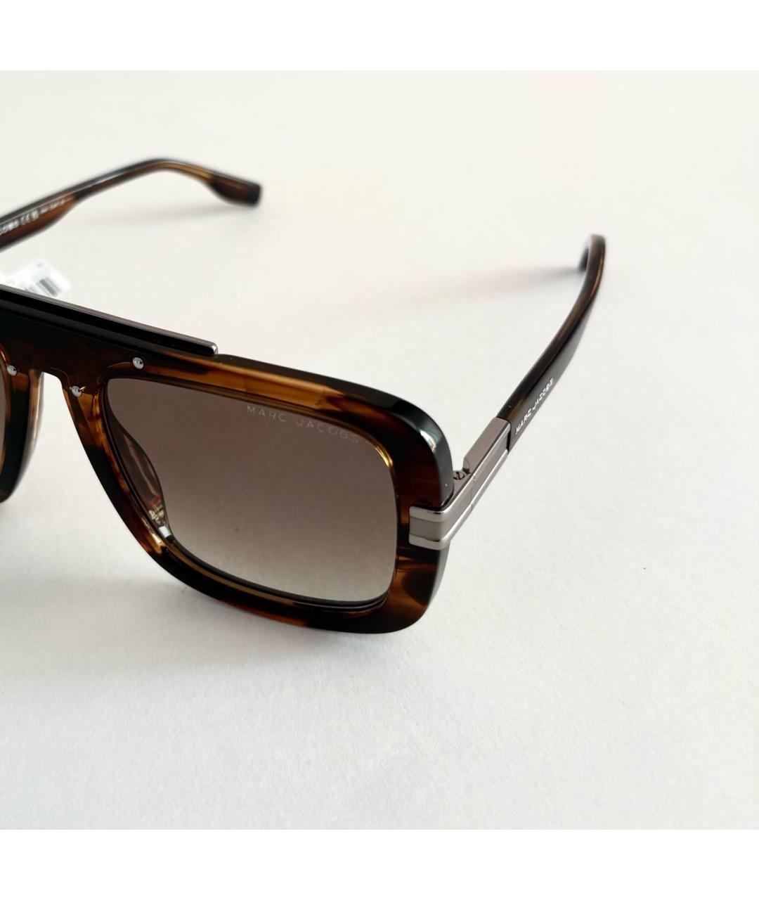 MARC JACOBS Коричневые пластиковые солнцезащитные очки, фото 6