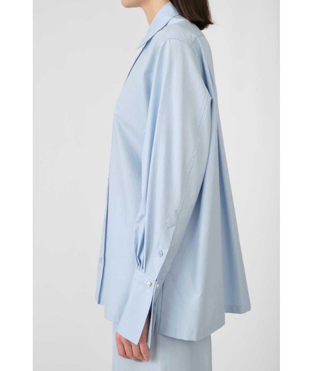 Carven Голубая хлопковая рубашка, фото 3