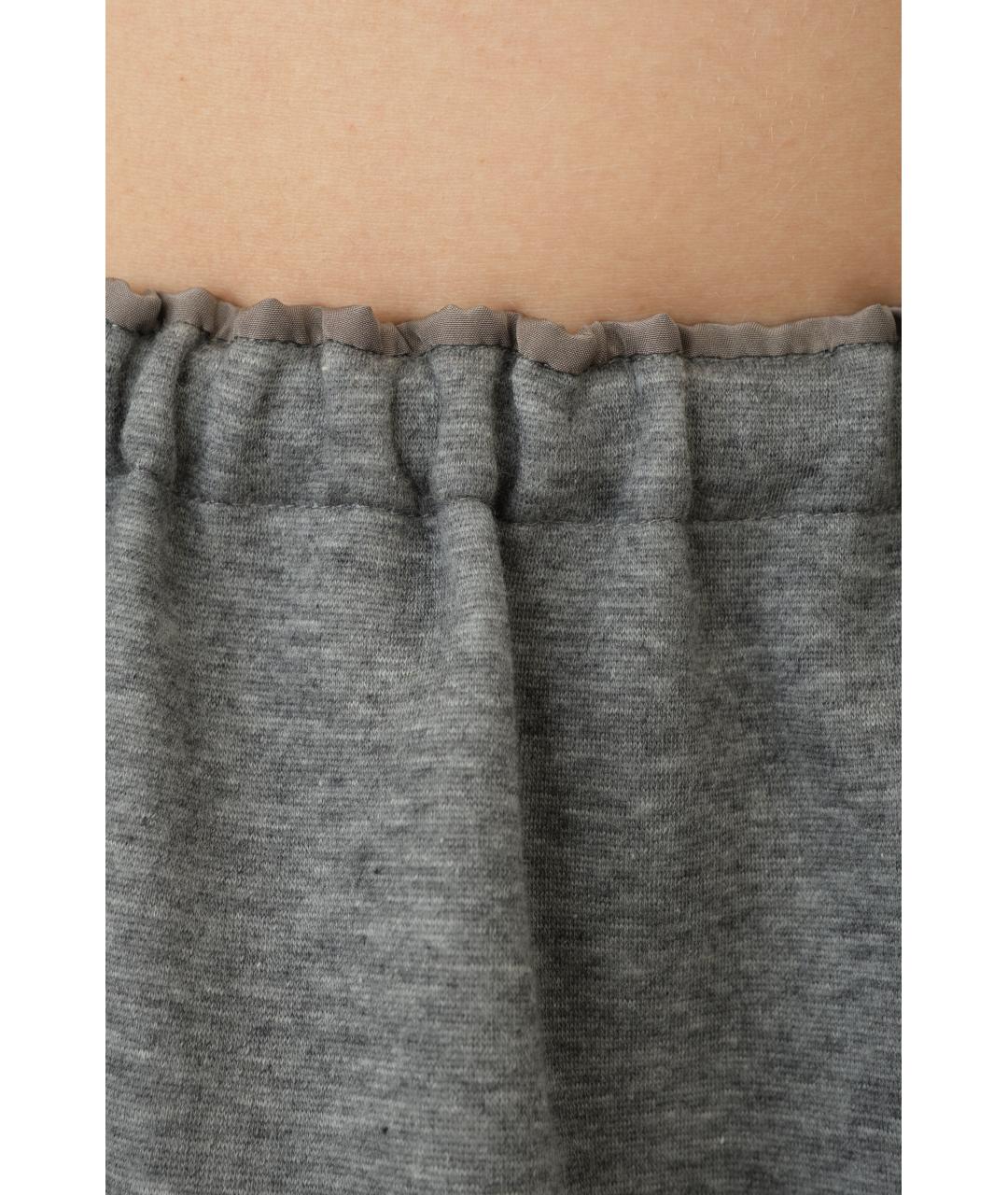 Carven Серая полиамидовая юбка миди, фото 5