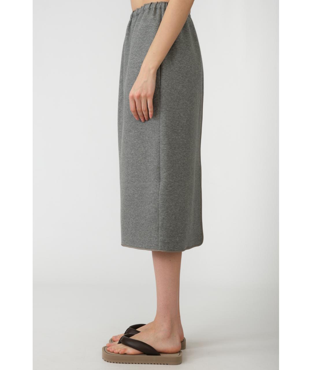 Carven Серая полиамидовая юбка миди, фото 2