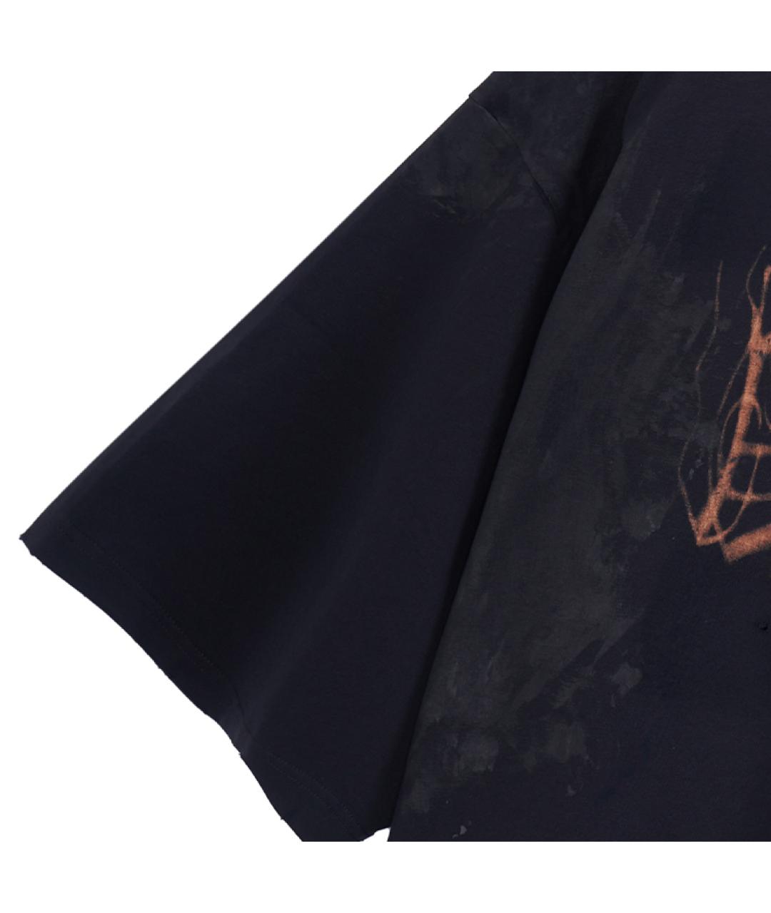 BALENCIAGA Черная футболка, фото 3