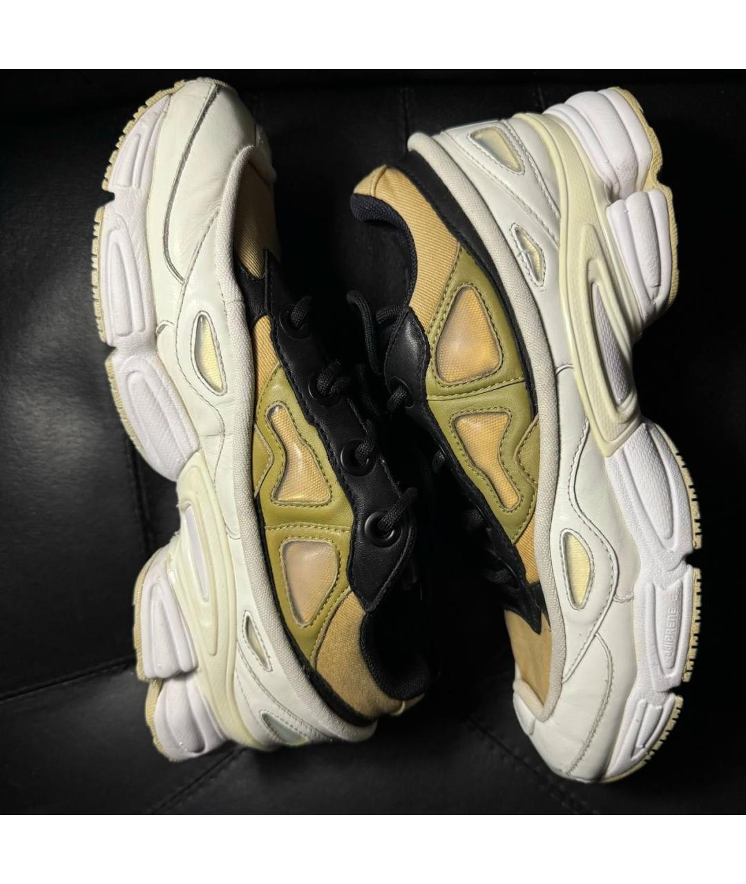 ADIDAS X RAF SIMONS Белые кожаные кроссовки, фото 4