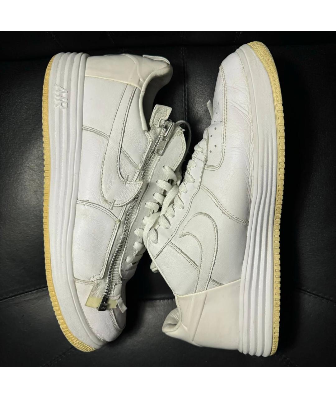 ACRONYM® Белые кожаные низкие кроссовки / кеды, фото 5