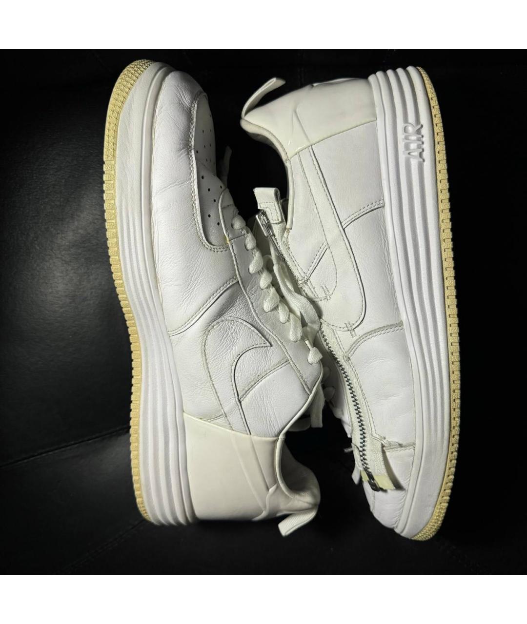 ACRONYM® Белые кожаные низкие кроссовки / кеды, фото 4