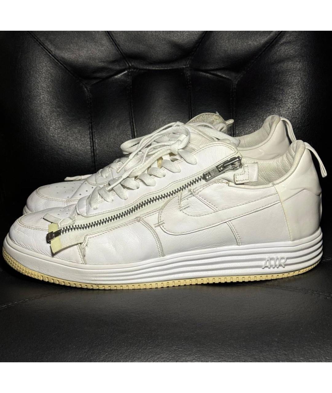 ACRONYM® Белые кожаные низкие кроссовки / кеды, фото 3