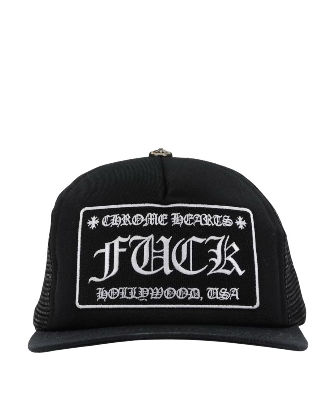 CHROME HEARTS Черная хлопковая кепка/бейсболка, фото 1