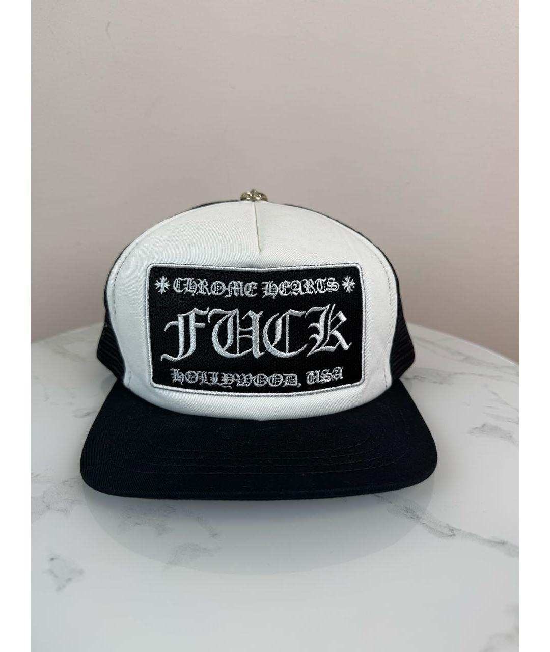 CHROME HEARTS Белая хлопковая кепка/бейсболка, фото 2