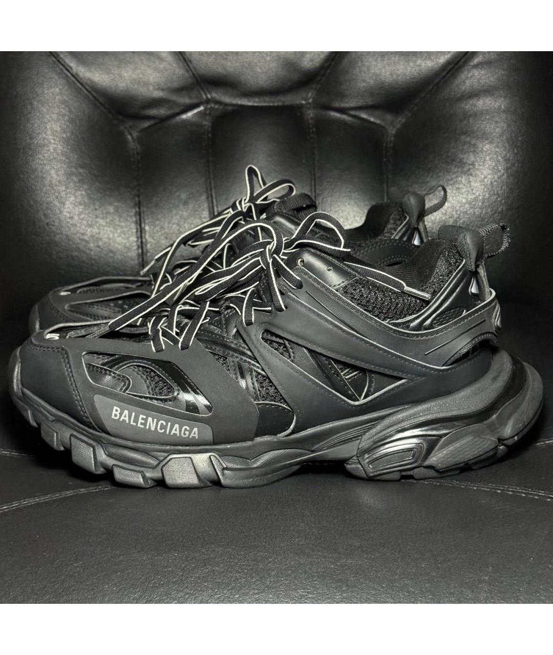 BALENCIAGA Черные текстильные кроссовки, фото 3