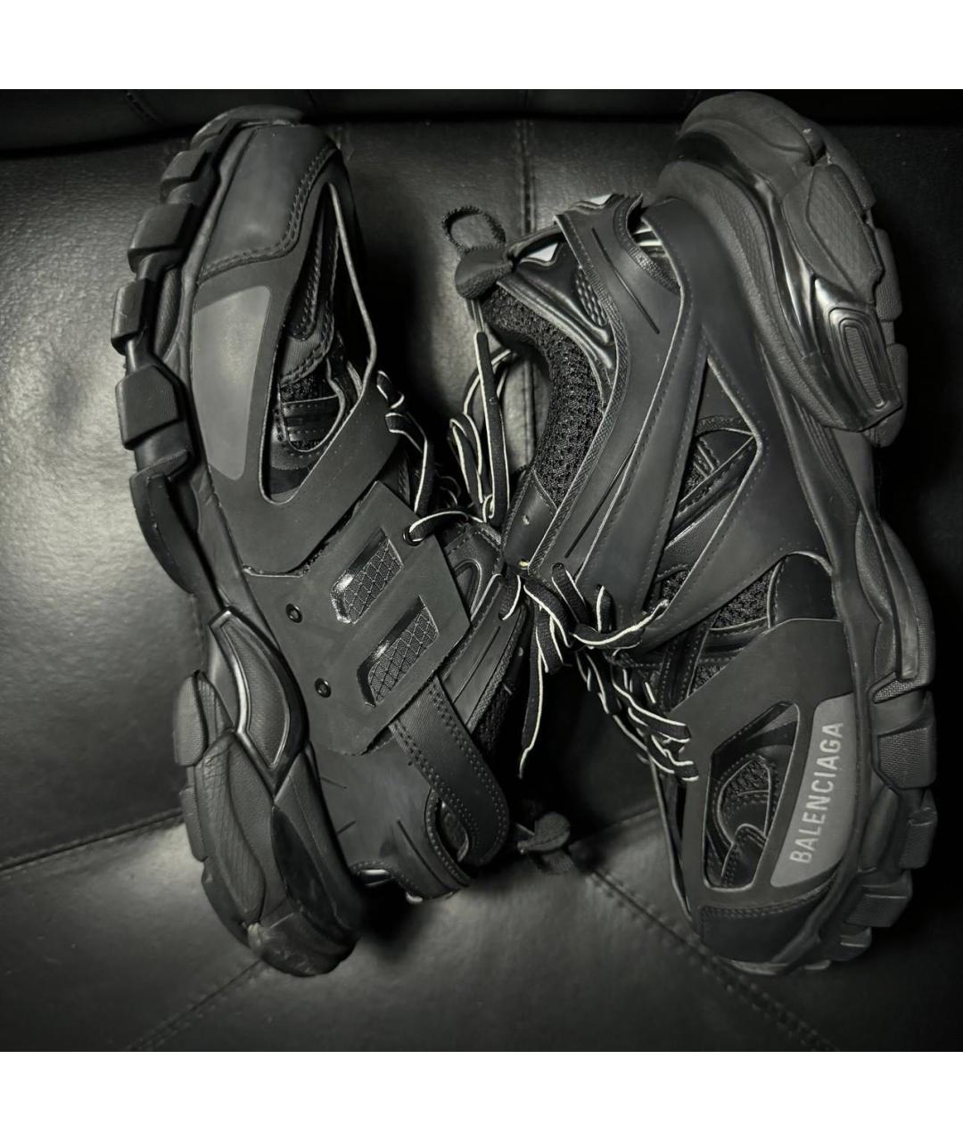 BALENCIAGA Черные текстильные кроссовки, фото 6