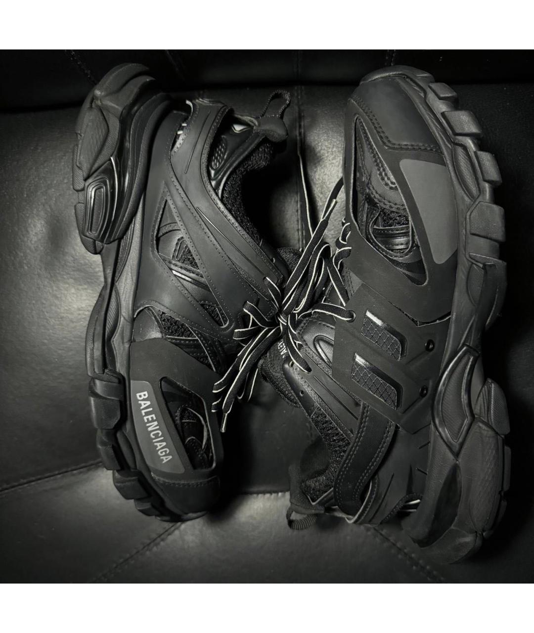 BALENCIAGA Черные текстильные кроссовки, фото 5