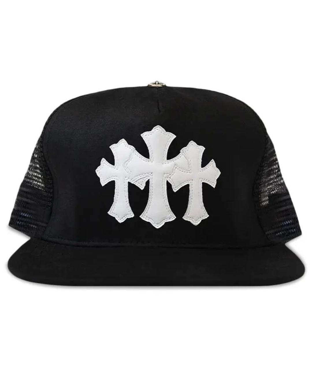 CHROME HEARTS Черная хлопковая кепка/бейсболка, фото 2