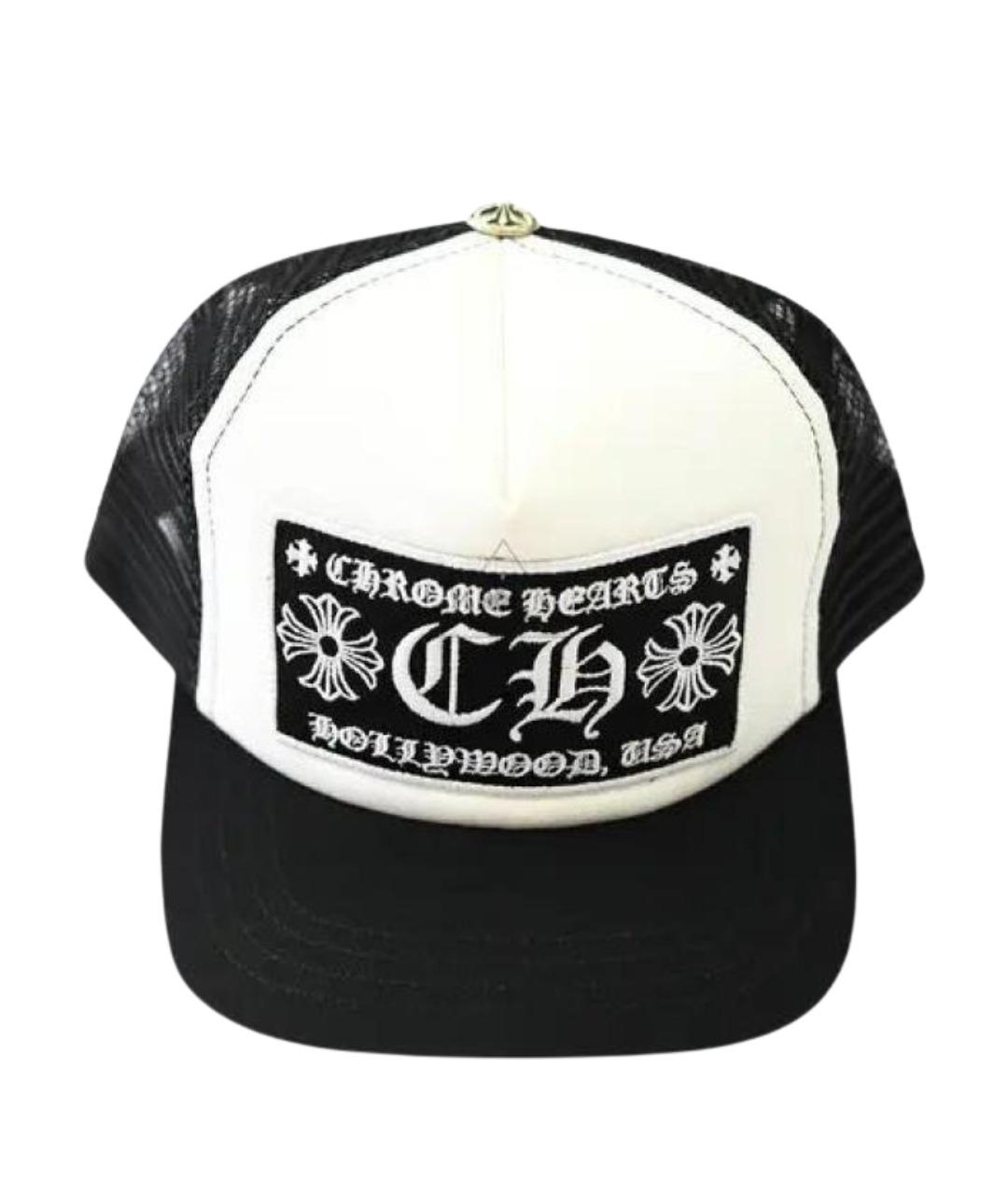 CHROME HEARTS Черная хлопковая кепка/бейсболка, фото 1