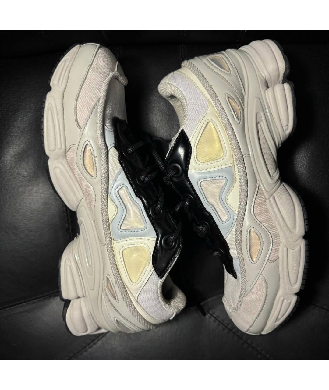 ADIDAS X RAF SIMONS Белые текстильные кроссовки, фото 4