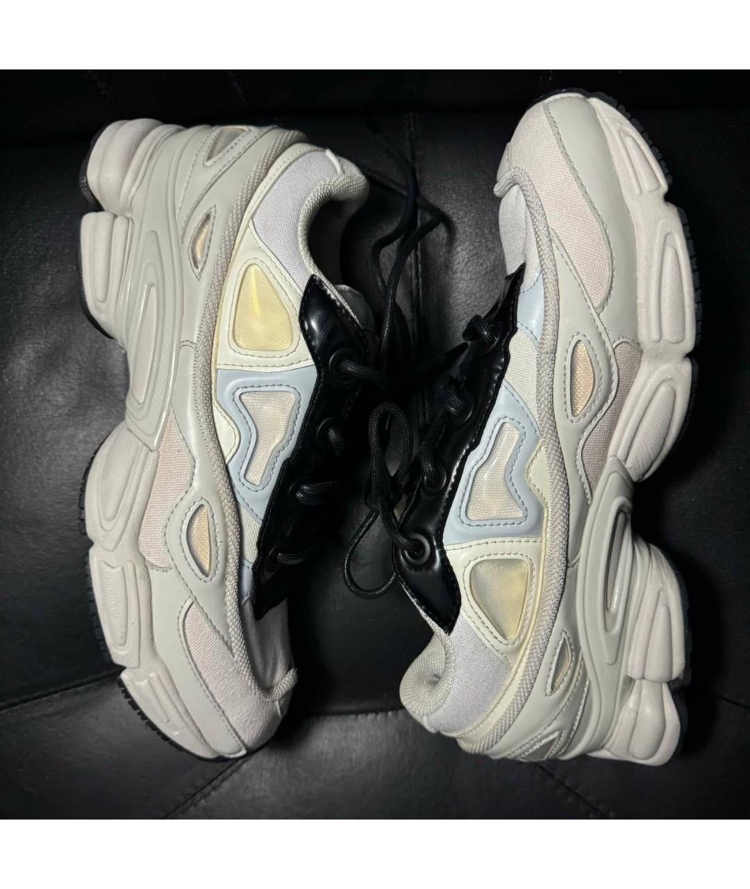 ADIDAS X RAF SIMONS Белые текстильные кроссовки, фото 5