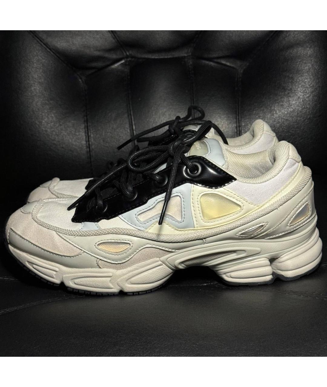 ADIDAS X RAF SIMONS Белые текстильные кроссовки, фото 3