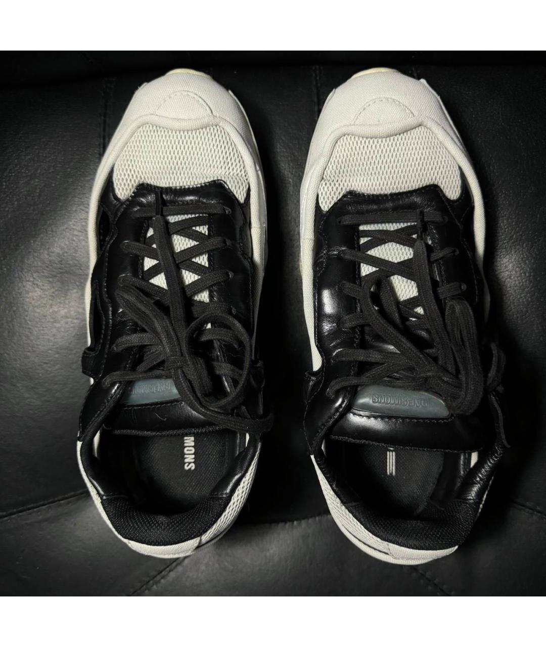 ADIDAS X RAF SIMONS Белые текстильные низкие кроссовки / кеды, фото 6