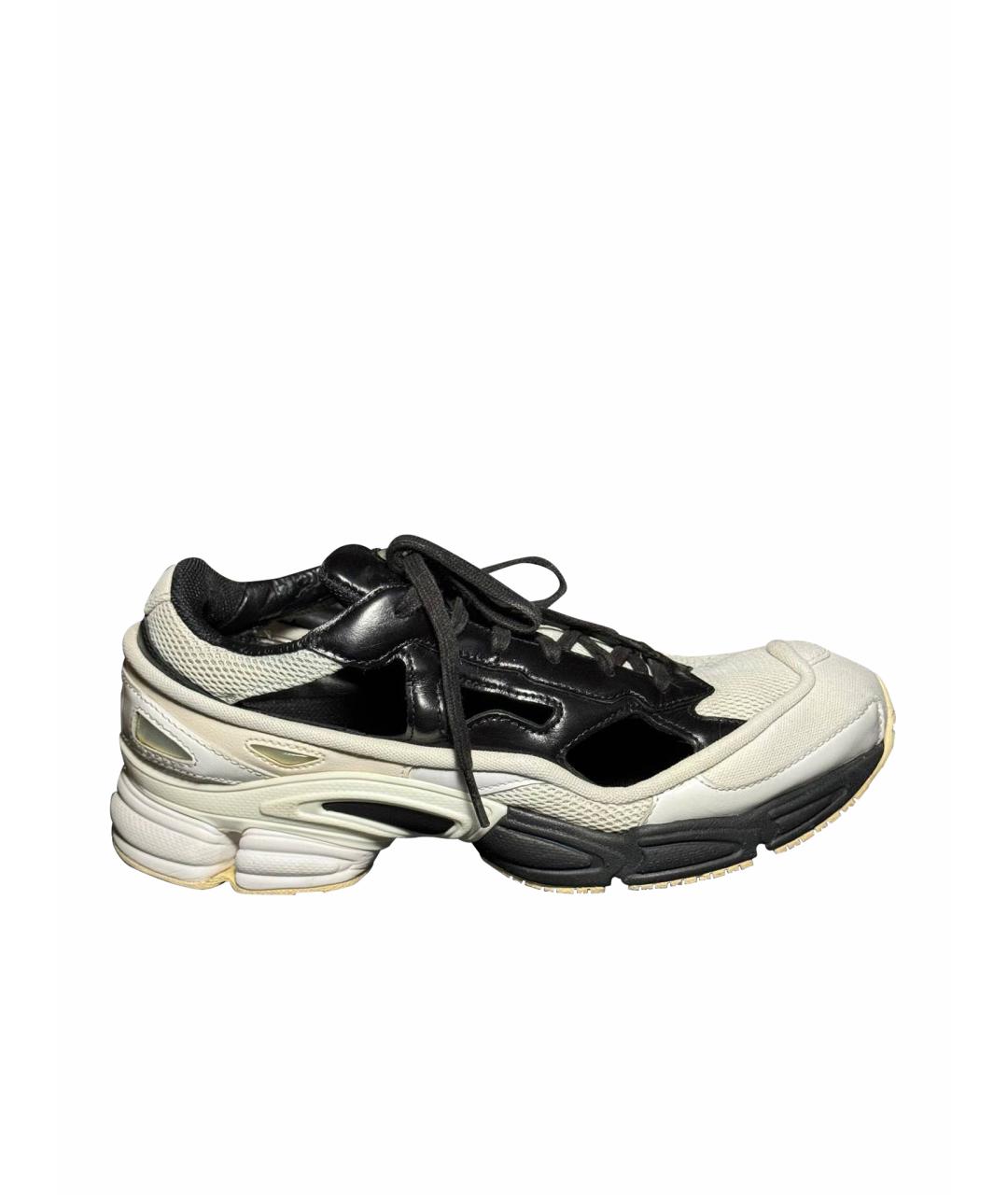 ADIDAS X RAF SIMONS Белые текстильные низкие кроссовки / кеды, фото 10