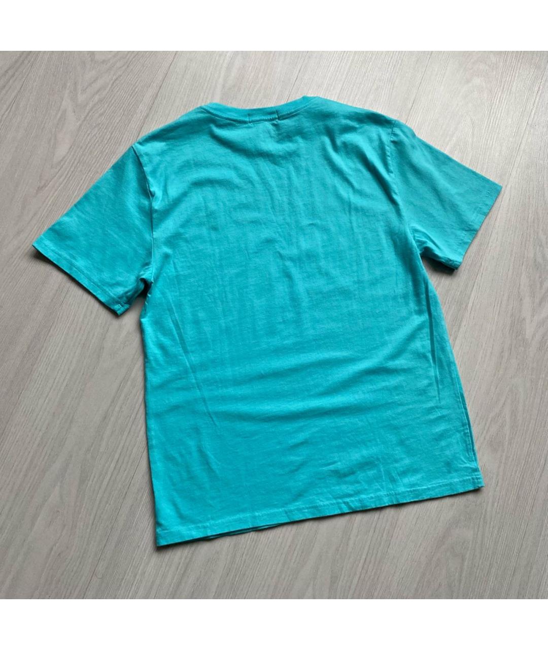 POLO RALPH LAUREN Голубая хлопковая детская футболка, фото 5