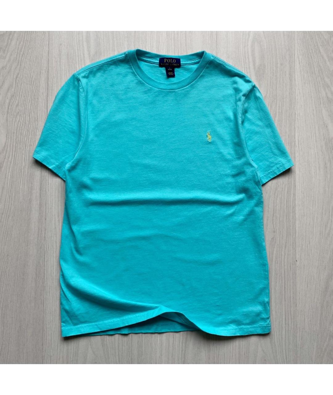 POLO RALPH LAUREN Голубая хлопковая детская футболка, фото 8