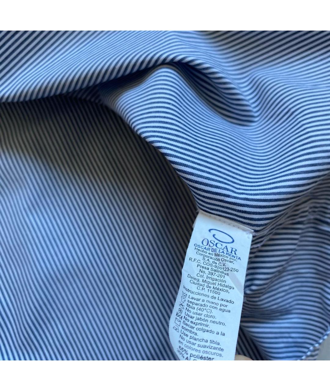 OSCAR DE LA RENTA Мульти хлопко-полиэстеровая кэжуал рубашка, фото 7