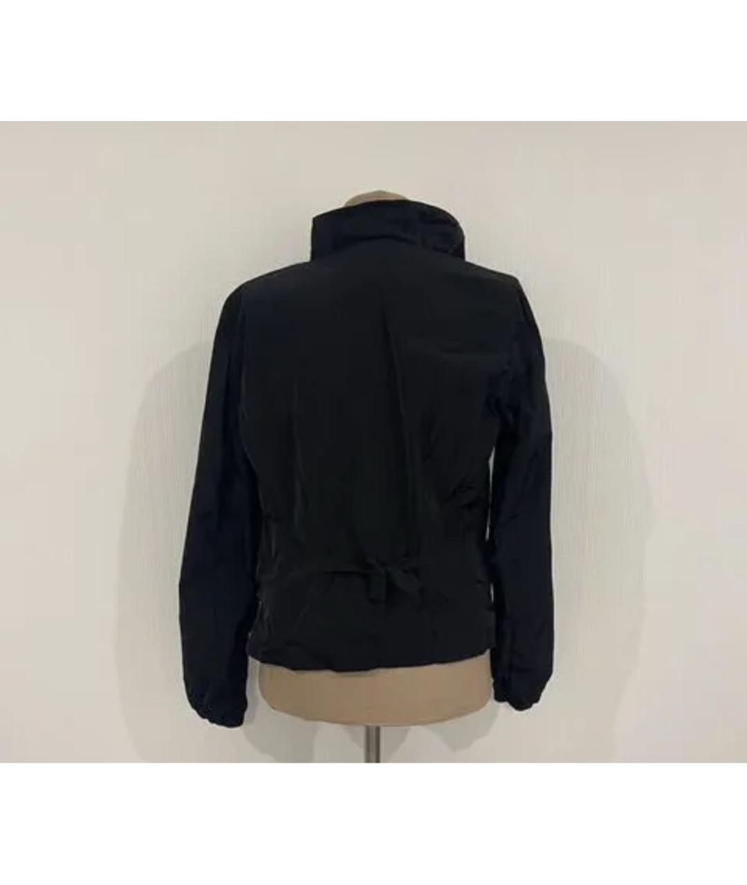 ARMANI JEANS Черная полиэстеровая куртка, фото 3