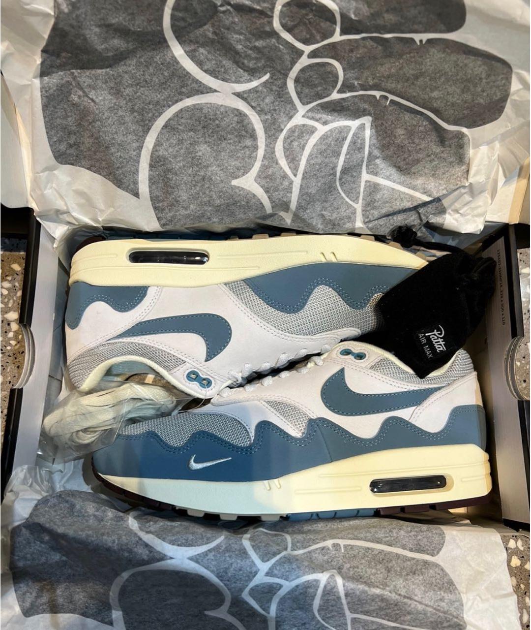 NIKE Голубые кроссовки, фото 2