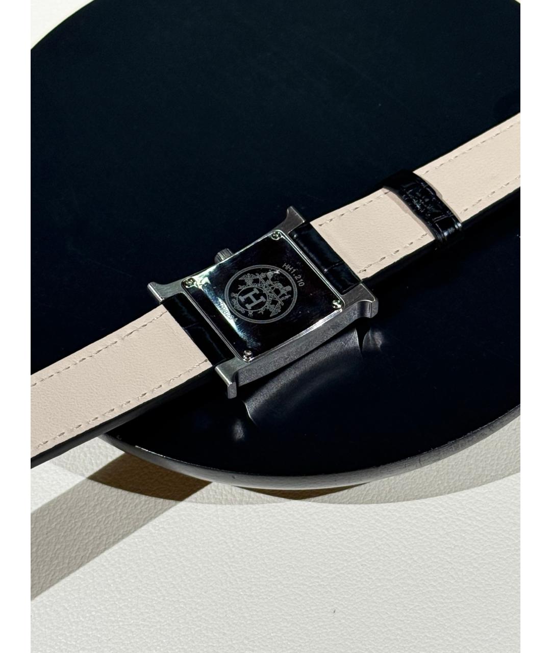 HERMES Белые стальные часы, фото 3