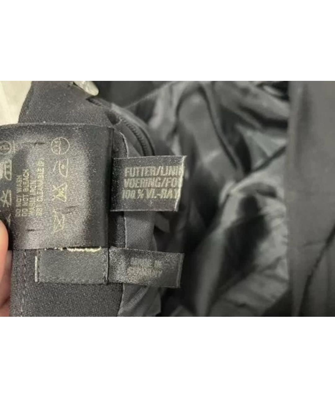 ESCADA Черная шерстяная юбка миди, фото 4