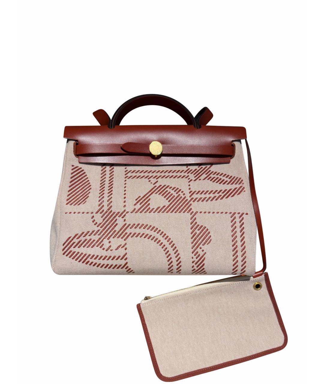 HERMES Красная деним сумка через плечо, фото 1