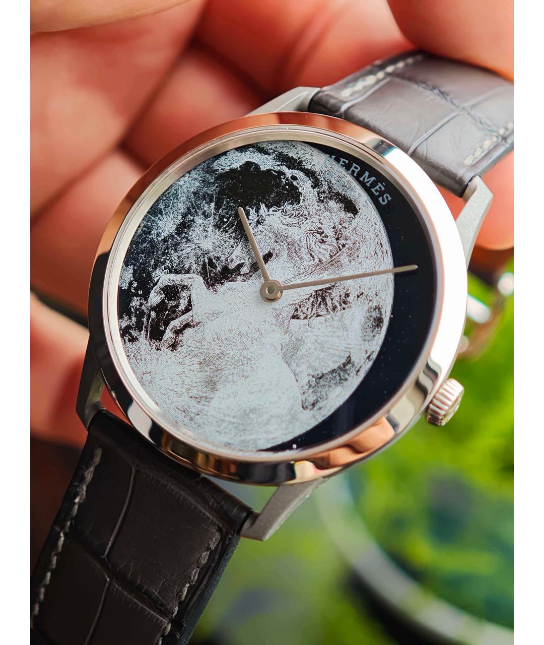 HERMES Белые часы из белого золота, фото 4